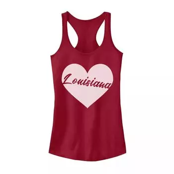 Майка с рисунком Louisiana Heart для юниоров