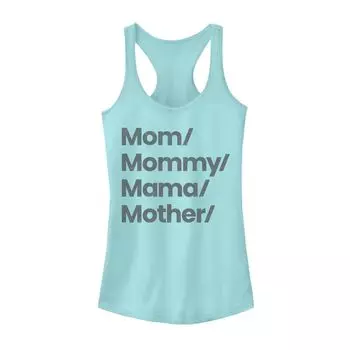 Майка с рисунком «Мама юниоров» и потертостями