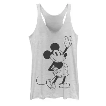 Майка с рисунком Микки Мауса для юниоров Disney's Peace Outline Licensed Character