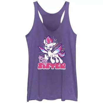 Майка с рисунком My Little Pony Big Sister Zipp Racerback для юниоров Licensed Character