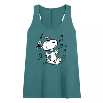 Майка с рисунком Peanuts Snoopy Dancing для юниоров Licensed Character