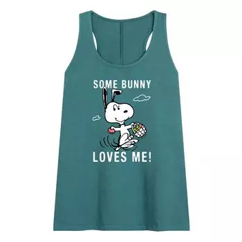 Майка с рисунком Peanuts Some Bunny для юниоров Licensed Character