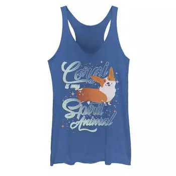 Майка с рисунком собаки Corgi Spirit для юниоров