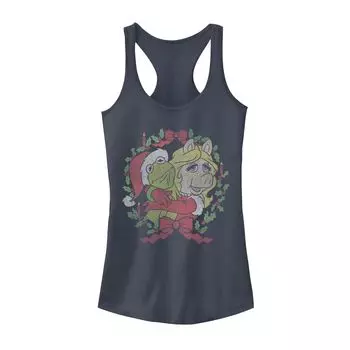 Майка с рождественским венком для юниоров «Muppets Kermit & Miss Piggy» Licensed Character