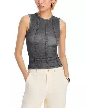 Майка с рубчиком Miramar rag & bone, серый