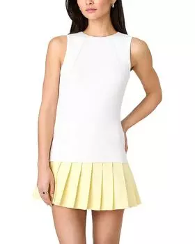 Майка с рубчиком Mozza FRENCH CONNECTION, белый