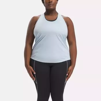 Майка с сеткой на спине для тренировок (большие размеры) Reebok, цвет Feel Good Blue