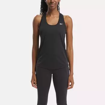 Майка с сеткой на спине для тренировок, готовая к тренировкам Reebok, цвет Night Black