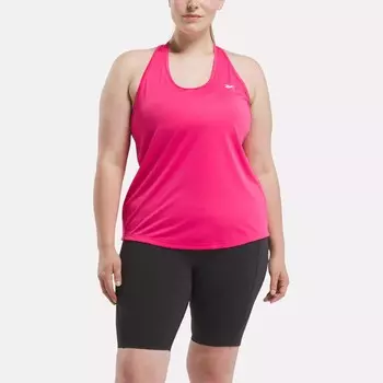 Майка с сеткой на спине для тренировок (большие размеры) Reebok, цвет Bold Pink