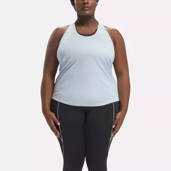 Майка с сеткой на спине для тренировок (большие размеры) Reebok, синий