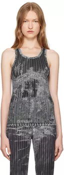 Майка с Т-образными полосками Diesel