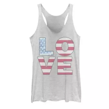Майка с текстом американского флага Americana Love для юниоров