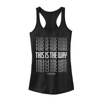 Майка с текстом «This Is The Way» для юниоров «Звездные войны, мандалорец» Licensed Character