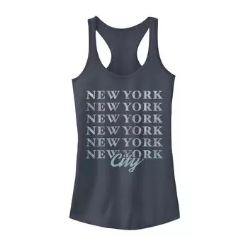 Майка с текстовым градиентом и надписью "New York City" для юниоров