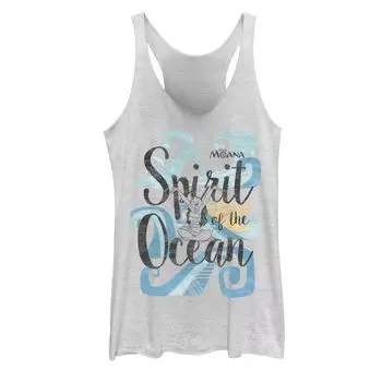Майка с текстовым графическим рисунком Disney Moana Spirit Of The Ocean Waves для юниоров Disney