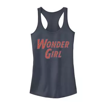 Майка с текстовым логотипом DC Comics Wonder Girl для юниоров Licensed Character
