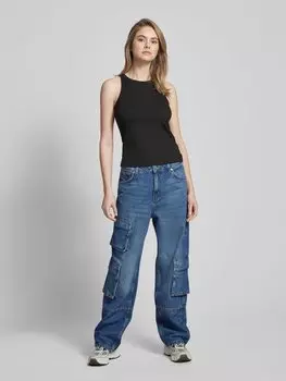 Майка с тонкими резинками, модель 'DREAMY TANK CAVIAR' Levi's, черный