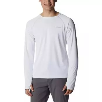 Майка с узкими пуантами и длинными рукавами для мужчин - белая COLUMBIA, цвет weiss