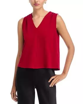 Майка с V-образным вырезом Misook, красный