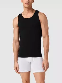 Майка с V-образным вырезом Schiesser, черный