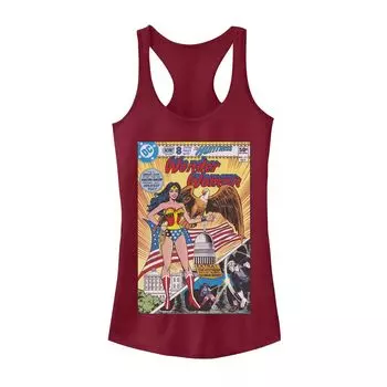 Майка с винтажной обложкой комиксов DC Comics Wonder Woman для юниоров Licensed Character