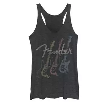 Майка с выцветшим логотипом Fender Stacked Guitar для юниоров Licensed Character