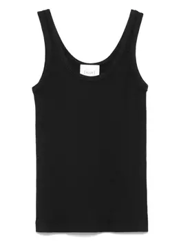 Майка с вышитым логотипом Nude, черный