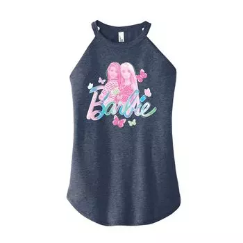 Майка с высоким воротником Barbie Tie Dye для юниоров Licensed Character, синий