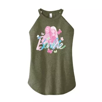 Майка с высоким воротником Barbie Tie Dye для юниоров Licensed Character, зеленый