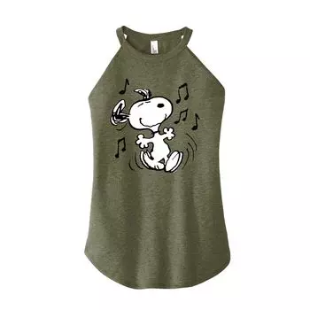 Майка с высоким воротником для подростков Peanuts Snoopy Dancing Licensed Character