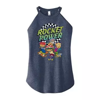 Майка с высоким воротником для юниоров Rocket Power Skating Licensed Character, синий