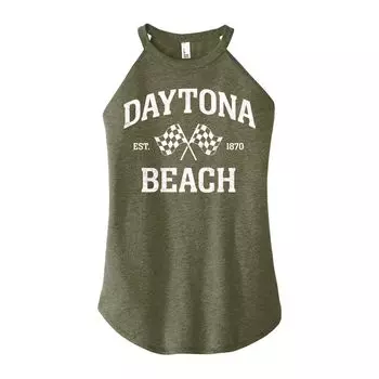 Майка с высоким воротником и графическим рисунком Daytona Beach для юниоров Licensed Character, зеленый