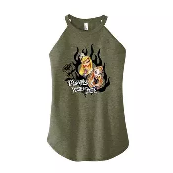 Майка с высоким воротником и высоким воротником Bratz Heart Flame для юниоров Licensed Character