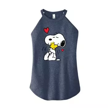 Майка с высоким воротником и высоким воротником для подростков Peanuts Much Love Licensed Character