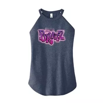 Майка с высоким воротником и высоким воротником с логотипом Bratz Airbrush для юниоров Licensed Character