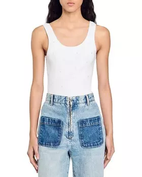 Майка Sandro Astrale, белый