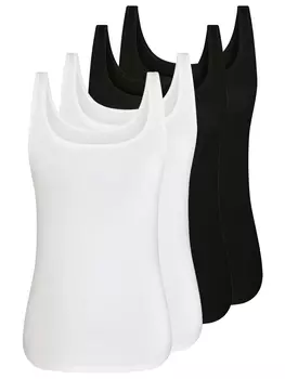 Майка Sassa 4er Sparpack Top, черный