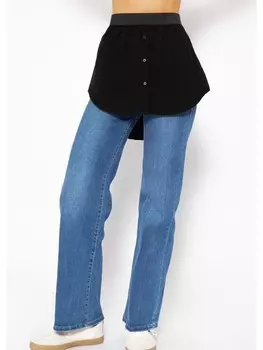 Майка SASSYCLASSY Unterrock aus Musselin, черный