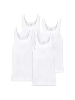 Майка Schiesser 4er Pack, белый