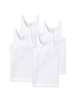 Майка Schiesser 4er Pack, белый