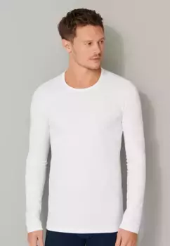 Майка Schiesser "95/5" с круглым вырезом, белый