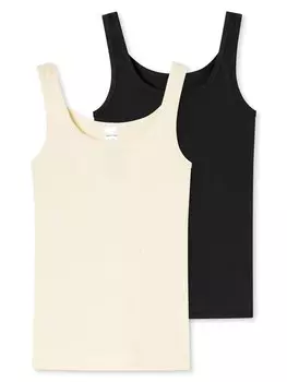 Майка SCHIESSER, цвет Cream/Black