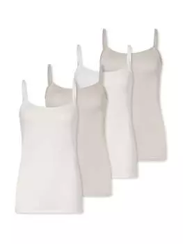 Майка Schiesser, цвет offwhite/grau