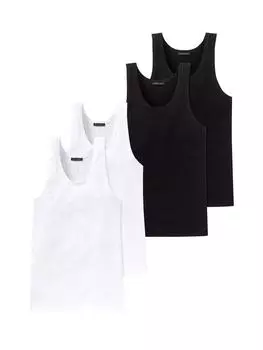 Майка Schiesser, цвет schwarz/weiss