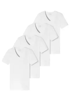 Майка Schiesser/Shirt Kurzarm 95/5 Organic Cotton, белый
