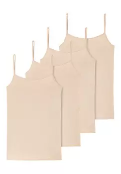 Майка Schiesser Spaghetti Top 95/5 Organic Cotton, песочный