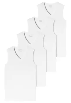 Майка Schiesser/Tanktop 95/5 Organic Cotton, белый