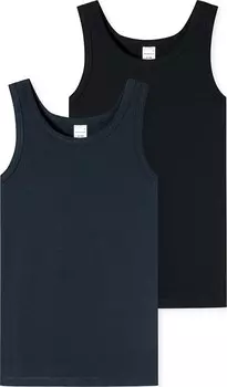 Майка Schiesser, темно-синий/черный