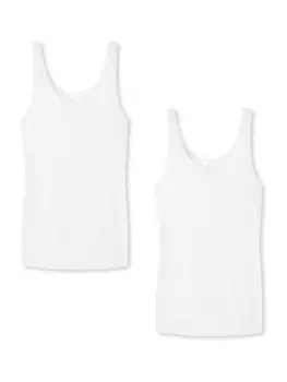 Майка SCHIESSER Top Luxury, белый