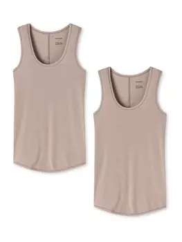 Майка SCHIESSER Top Personal Fit, светло-коричневый